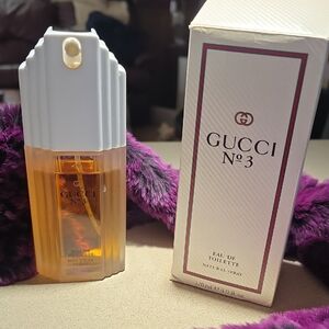 Gucci No. 3 RARE Eau de Toilette with Box, 4.0 Oz Bottle , Near Full 1985